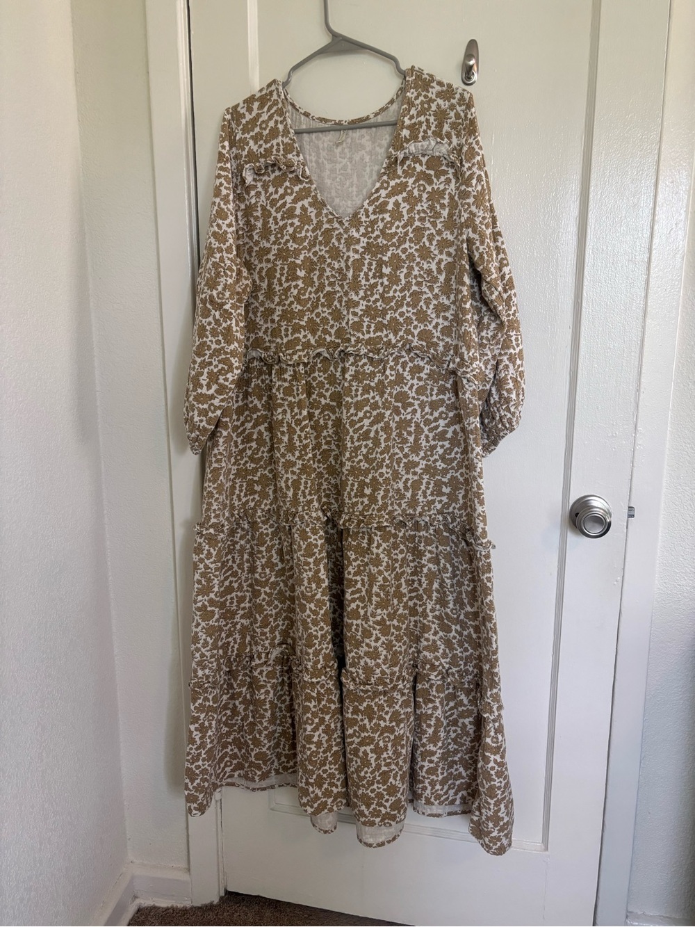Rylee + Cru’s Mabel Dress in Gold Gardens